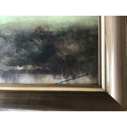 Klassieke pastel, gesigneerd