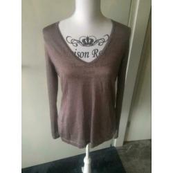 SUPERTRASH bruine trui top maat L