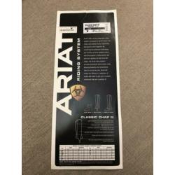 Nieuw Ariat Classic Chaps III, maat M, zwart