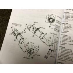LeoVince carbon uitlaten dempers Yamaha YZF-R1 R1 2009-2014