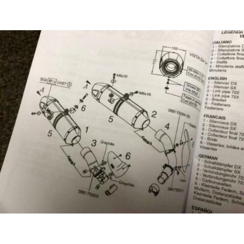 LeoVince carbon uitlaten dempers Yamaha YZF-R1 R1 2009-2014