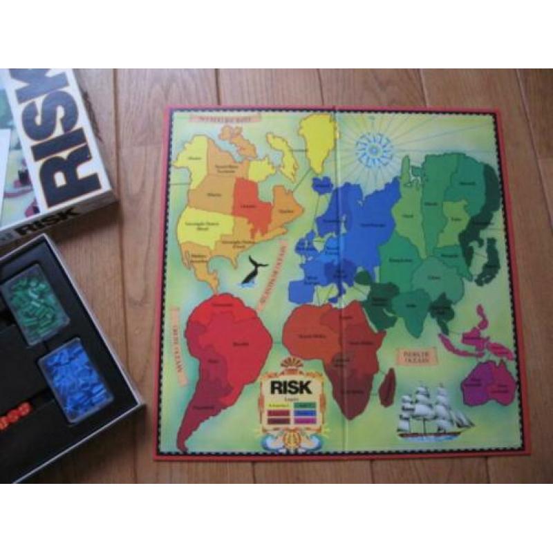Oud Parker RISK Risk Wereldoveroverend bordspel witte doos