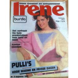 12 x Burda Irene creatief & ontspannend 1982/83/84/85