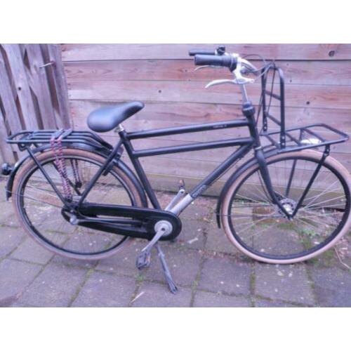 Batavus cnctd (als Gazelle NL) h 54 mat zwart 3V