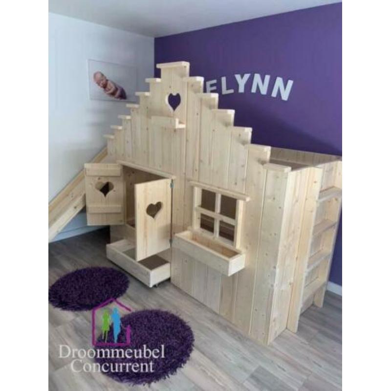 GRATIS BEZORGD! Bedhuisje Vogelhuis Lux Boomhutbed