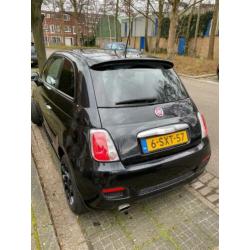 Fiat 500 0.9 85pk Twinair Turbo 2013 Zwart