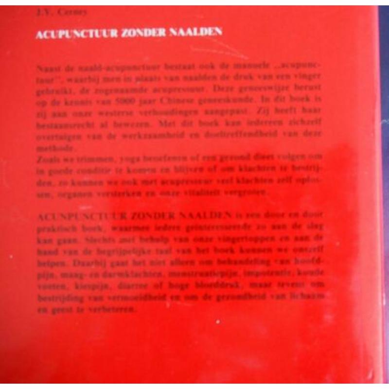 Acupunctuur zonder naalden J.V. Cerney uitg Ankh Hermes1983