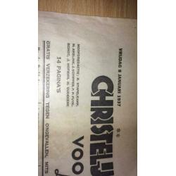 Christelijk sociaal dagblad , de Amsterdammer uit 1937