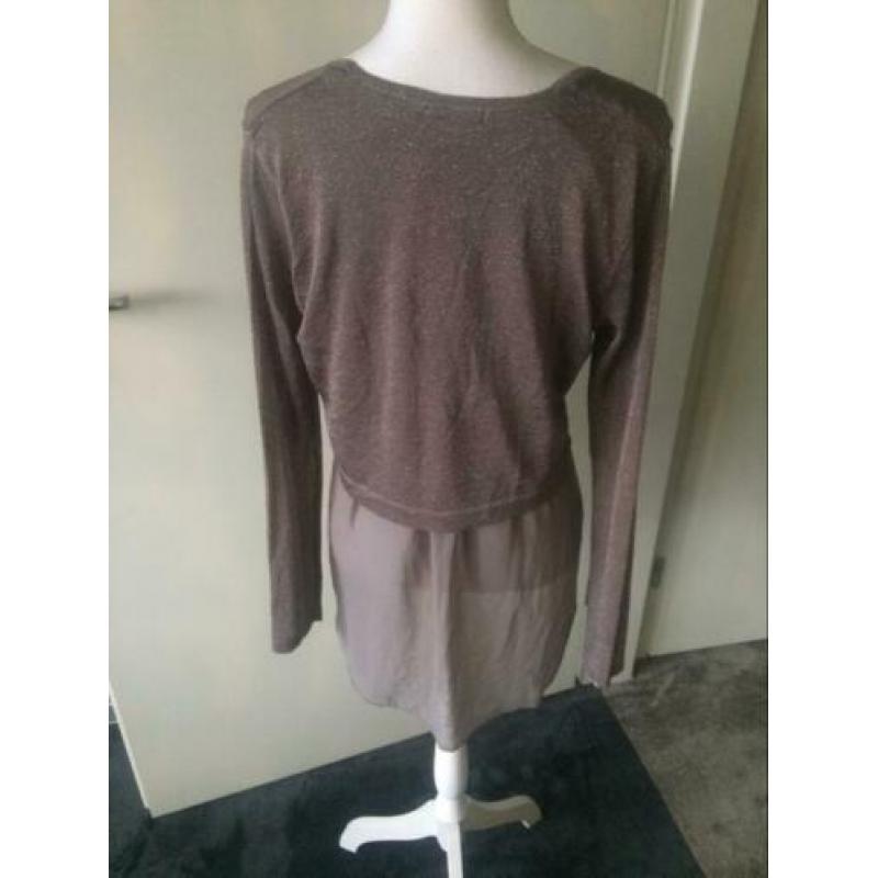 SUPERTRASH bruine trui top maat L
