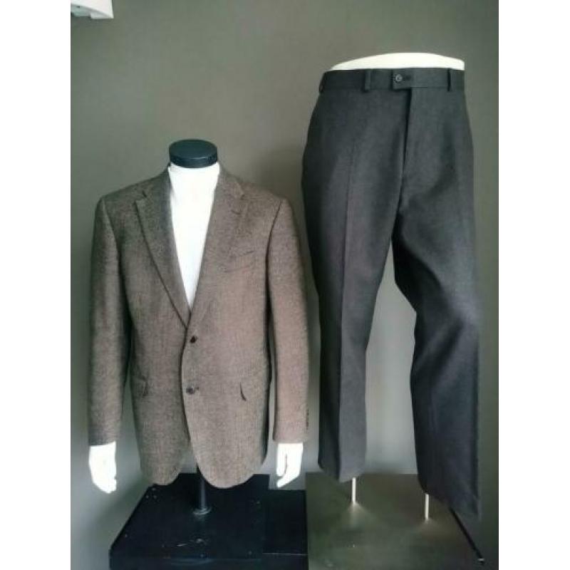 Nino Daniel/Brax samengesteld kostuum. Bruin Beige. Maat 52