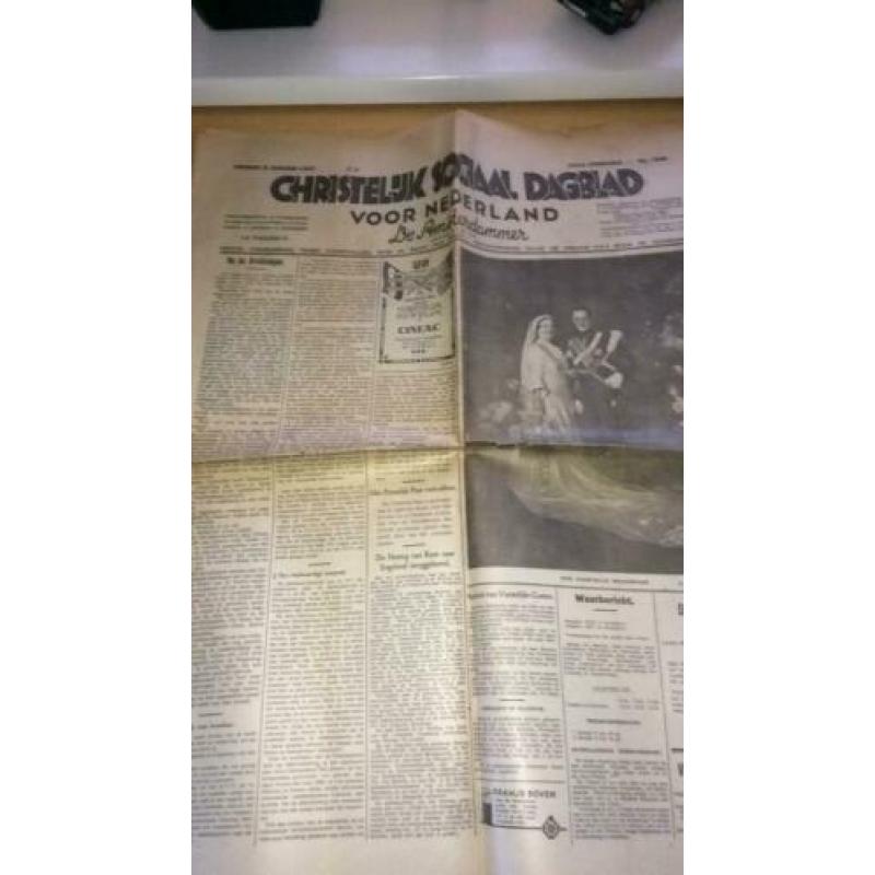 Christelijk sociaal dagblad , de Amsterdammer uit 1937