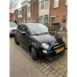 Fiat 500 0.9 85pk Twinair Turbo 2013 Zwart