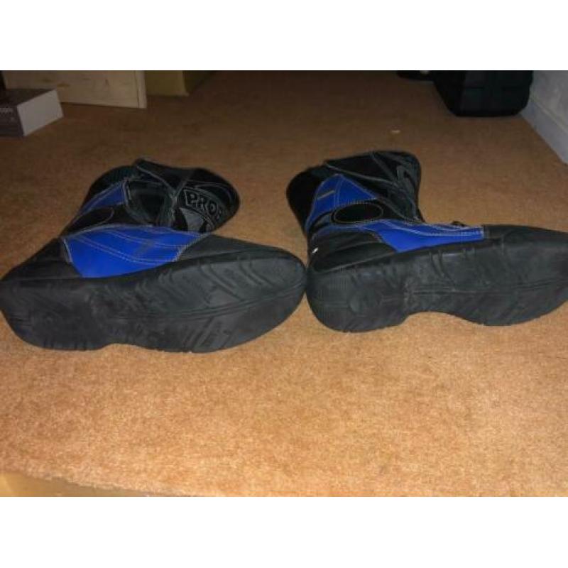 Probiker Motor Laarzen maat 44 (Zgan)
