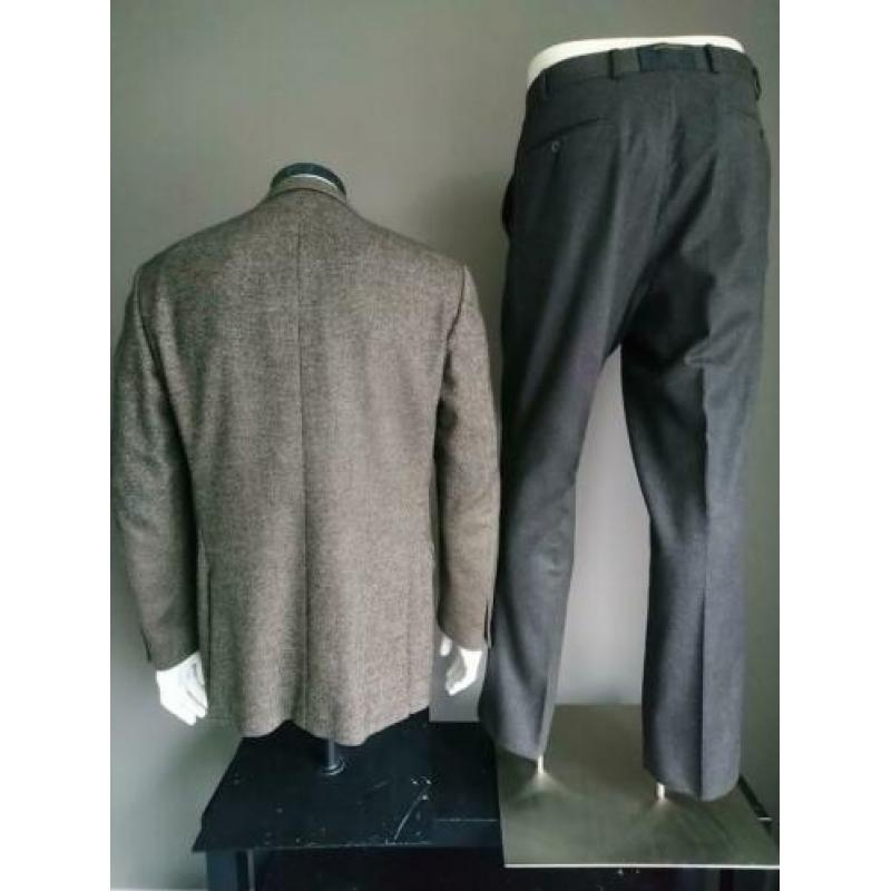Nino Daniel/Brax samengesteld kostuum. Bruin Beige. Maat 52