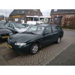 Mazda 626 1.8 Wagon Comfort 2000 Groen trekhaak airco cv
