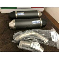 LeoVince carbon uitlaten dempers Yamaha YZF-R1 R1 2009-2014