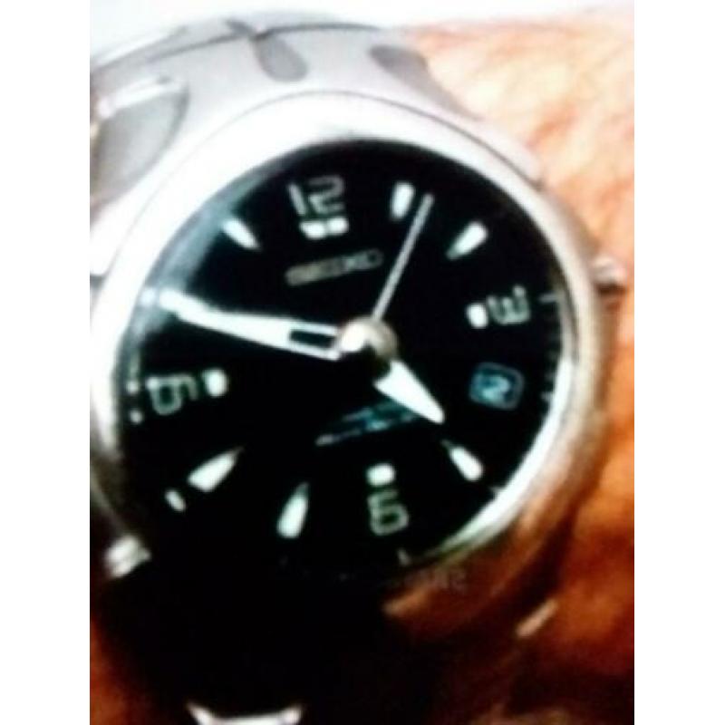Mooie stoere Seiko kenetic horloge