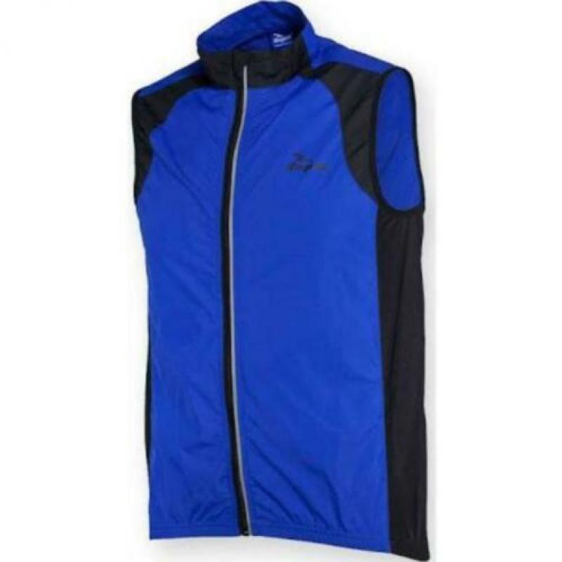 Bodywarmer windstopper Rogelli Canaro blauw