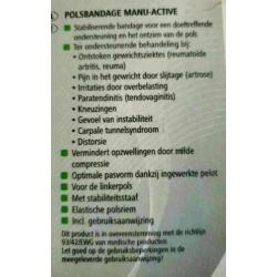 Sensiplast wrist brace maat s/m