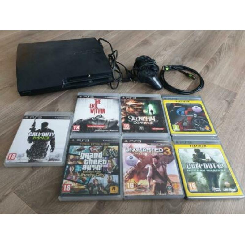 Playstation 3 net controller en 6 games