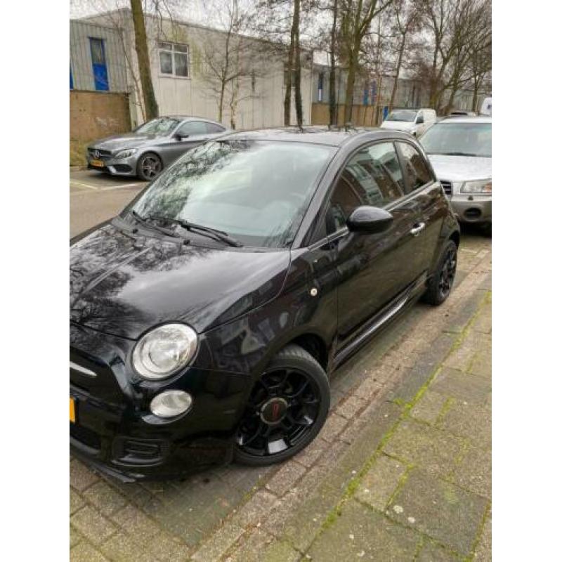 Fiat 500 0.9 85pk Twinair Turbo 2013 Zwart