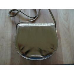 Goud Brons kleurig vintage schoudertas Harrie Hendriks ZGAN