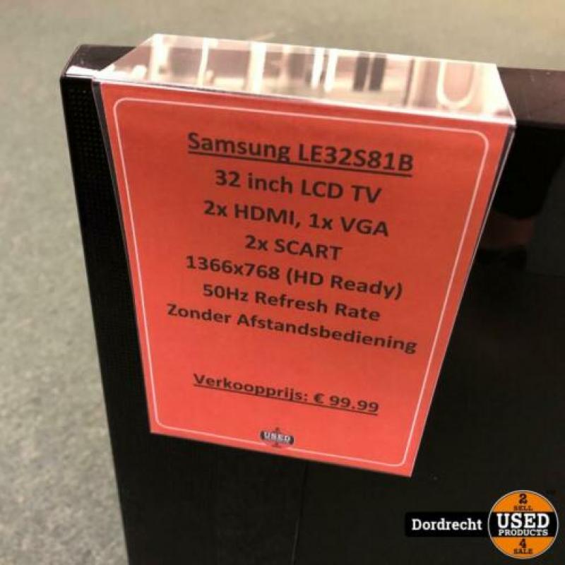 Samsung LE32S81B 32inch Televisie | Zonder AB | Met garantie
