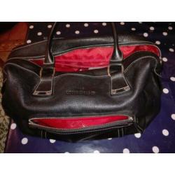 Longchamp legend zwarte leren handtas perfecte staat