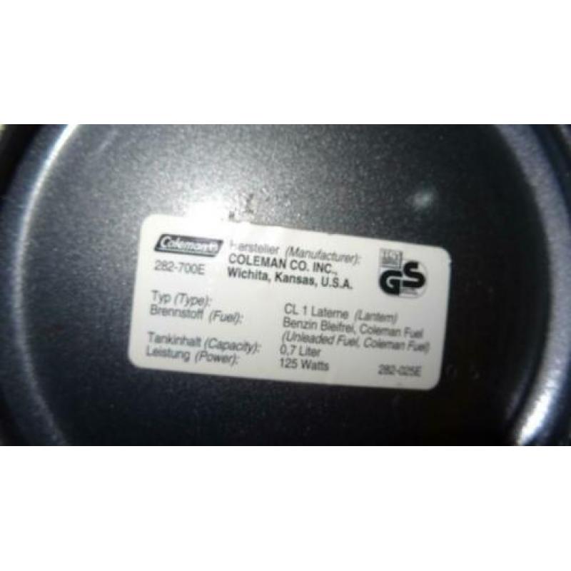 Coleman Unleaded 1 benzine lamp/lantaarn met 8 nieuwe gloei