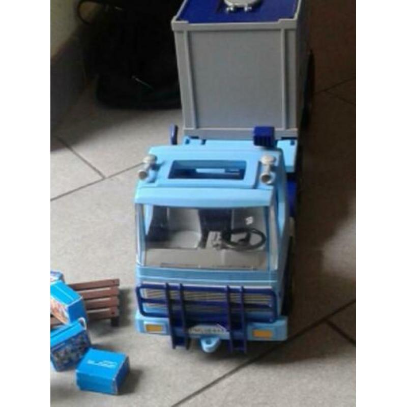 Nieuwe grote playmobil container truck compleet