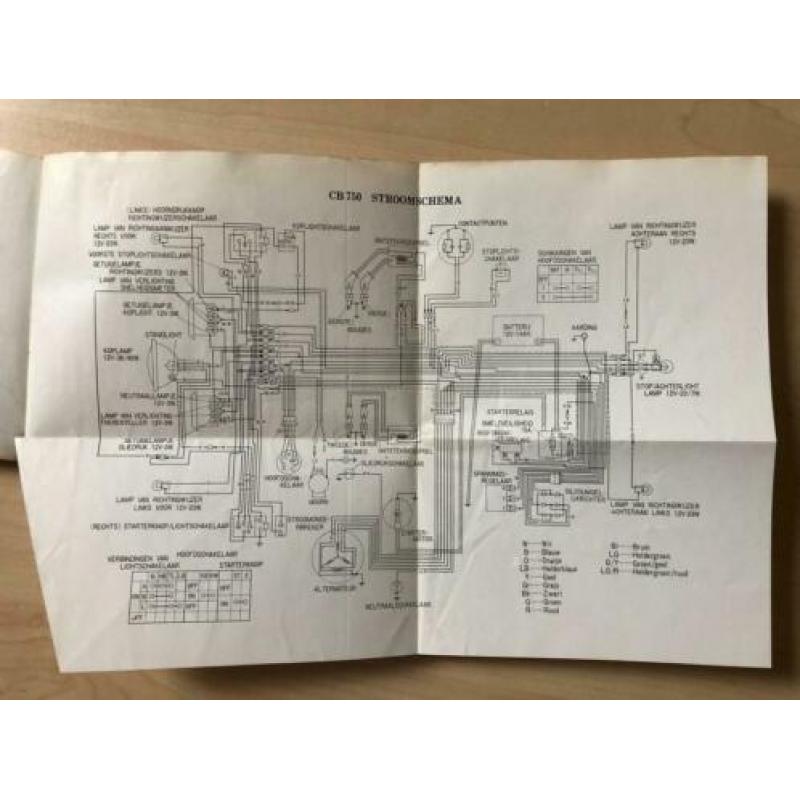 Honda CB 750 Four instructie boekje (NL)