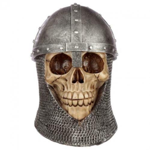 nieuw schedel ridder met helm