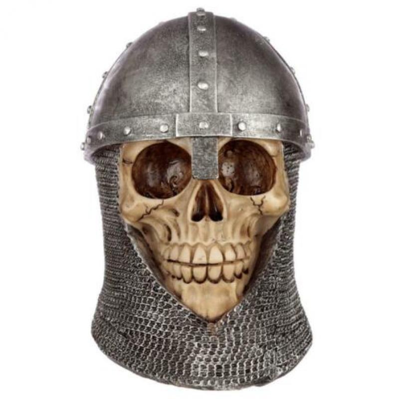 nieuw schedel ridder met helm