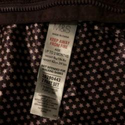 Skipakje baby pakje paars maat 62 m&s m en s overall winter