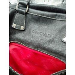 Longchamp legend zwarte leren handtas perfecte staat