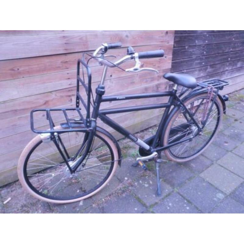 Batavus cnctd (als Gazelle NL) h 54 mat zwart 3V