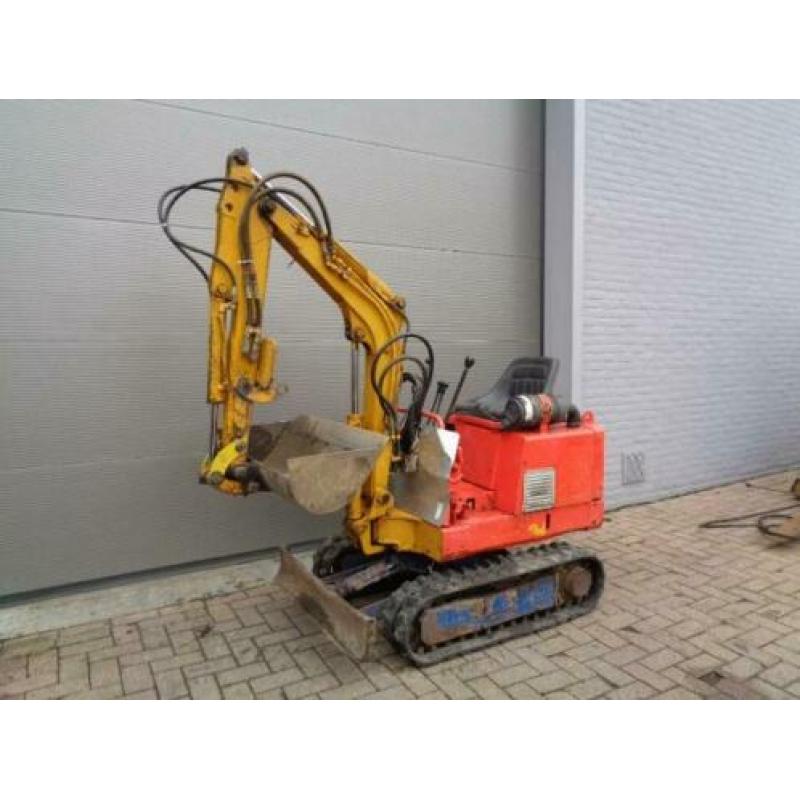 Te koop minigraver/graafmachine