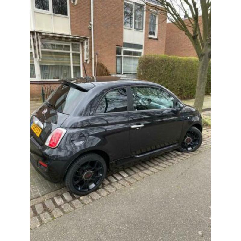Fiat 500 0.9 85pk Twinair Turbo 2013 Zwart