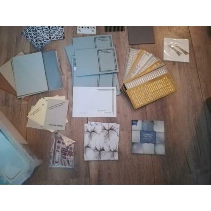 (7) groot condeleance pakket kaarten maken karton papierblok