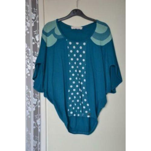 Fornarina shirt met vleermuismouwen, maat m.
