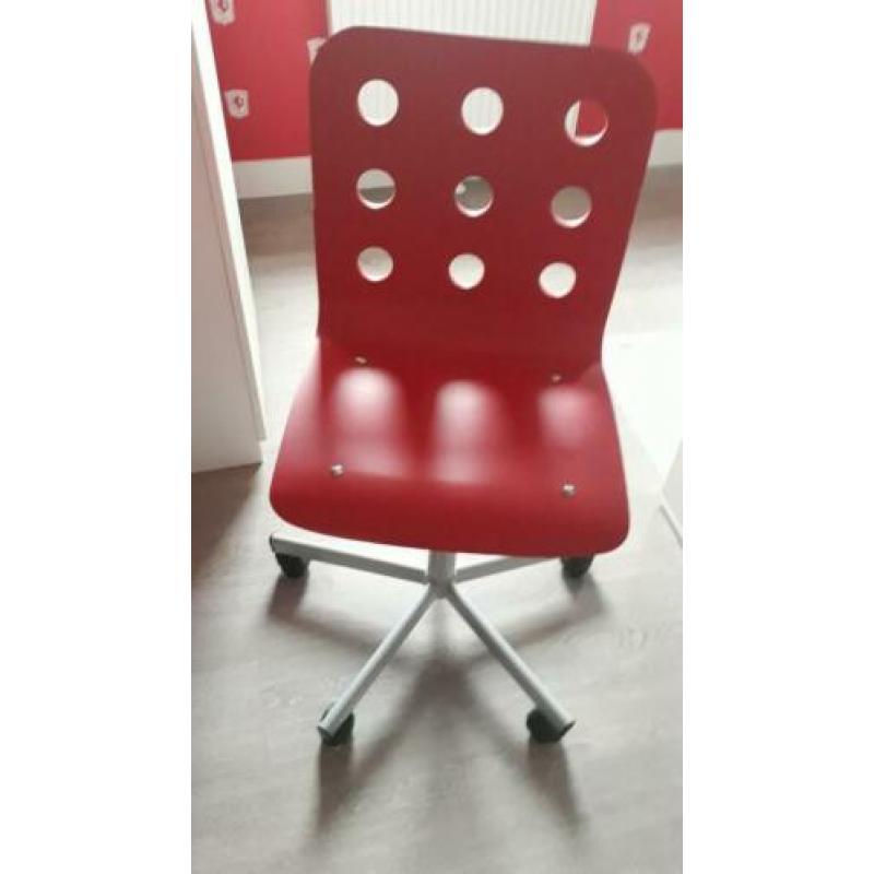 Bijna Gratis ikea bureau stoel rood buro stoel