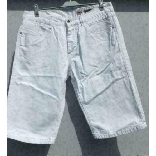JACK&JONES witte spijker bermuda mt XL