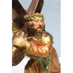 kruis dragende Christ H 40 cm G