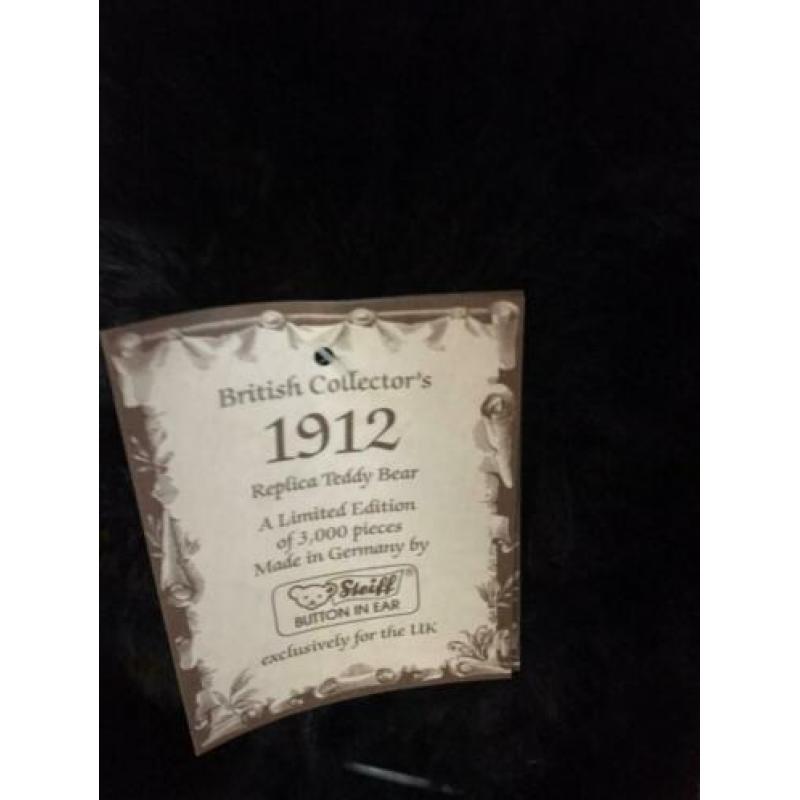 Steiff beer British 1912