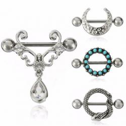 Tepel piercing tepelpiercing ring roestvrij stalen sexy