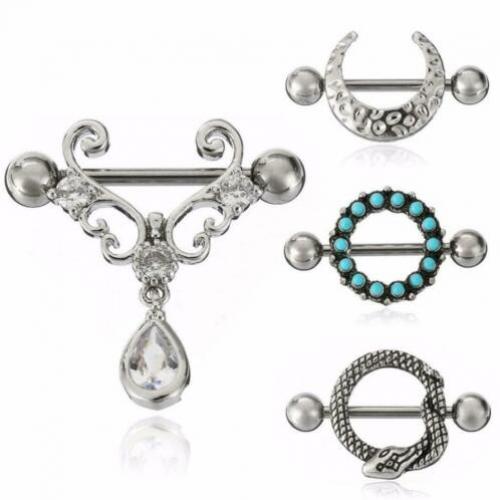 Tepel piercing tepelpiercing ring roestvrij stalen sexy