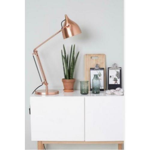Lamp tafellamp Reader Bureaulamp Zuiver Koper