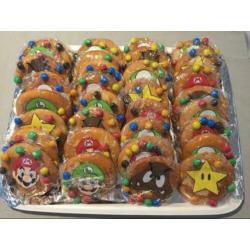 Supermario en vrienden voor traktatie, versiering, slingers