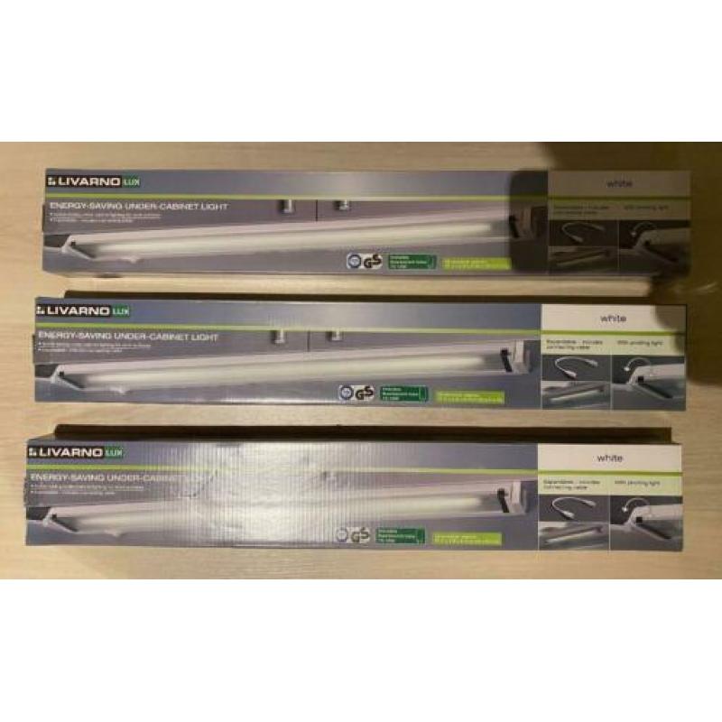 LivarnoLux opbouwverlichting 3x wit T5 Tl-balk 13W NIEUW