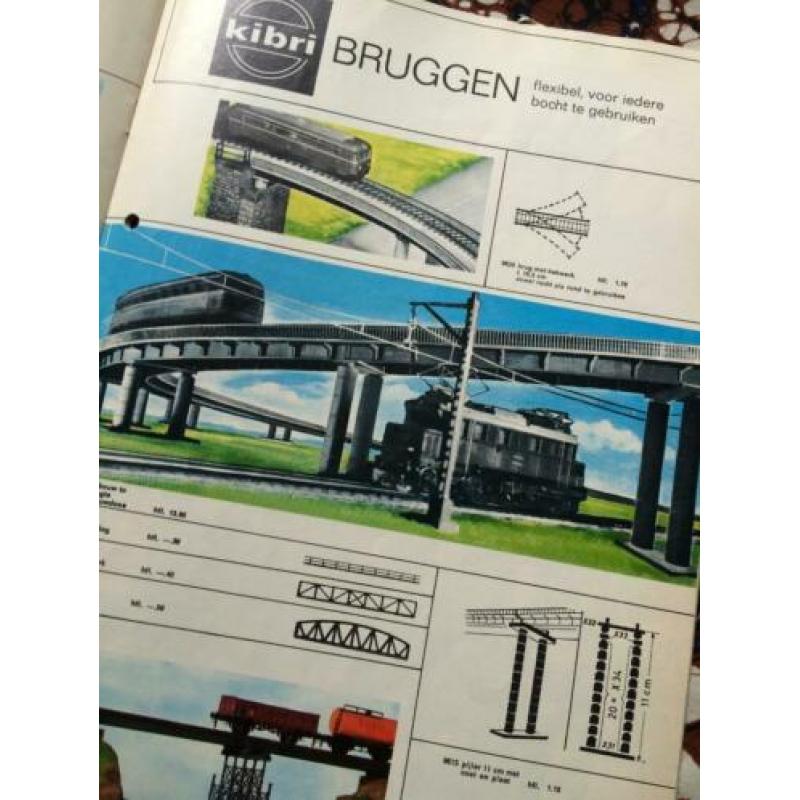 KIBRI catalogus (1970/71) modelbaan toebehoren KIBRI catalo